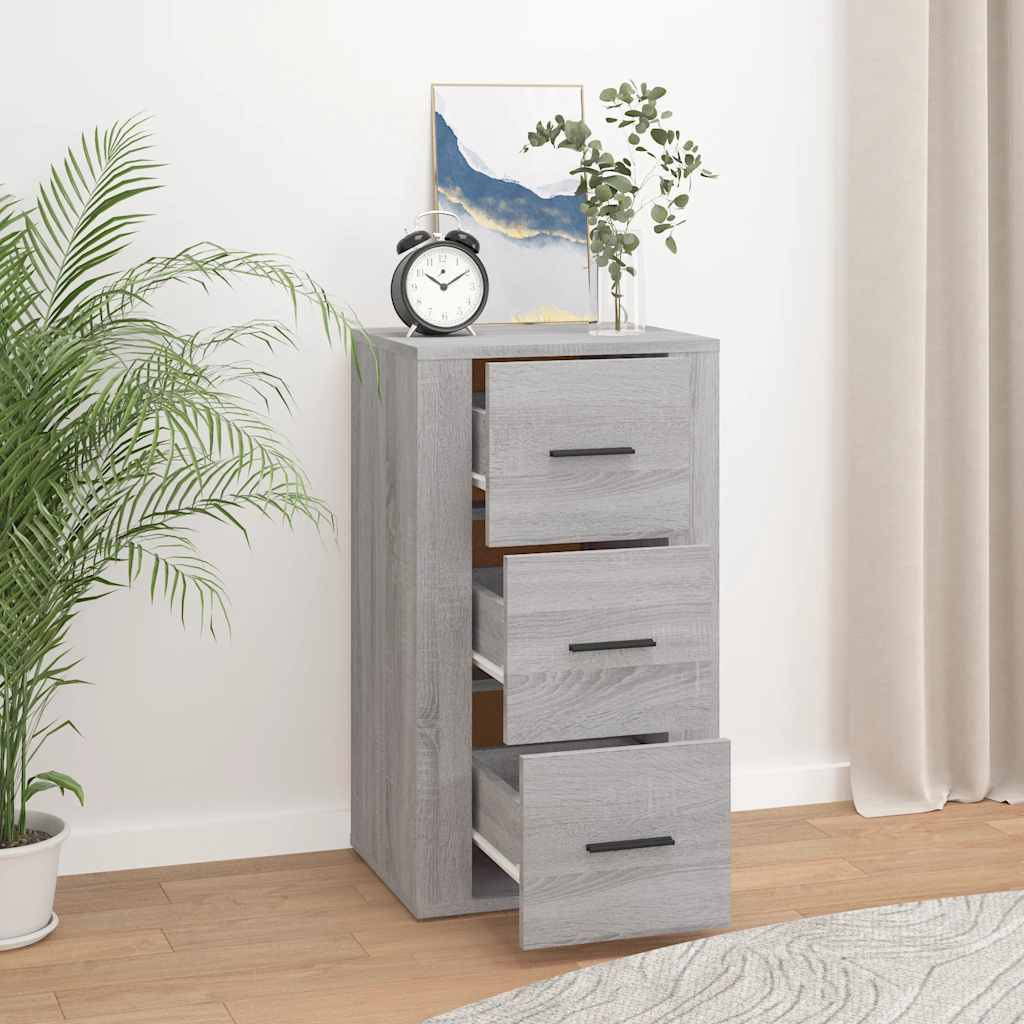 Sideboard Grey Sonoma 40x33x70 cm Engineered Wood
