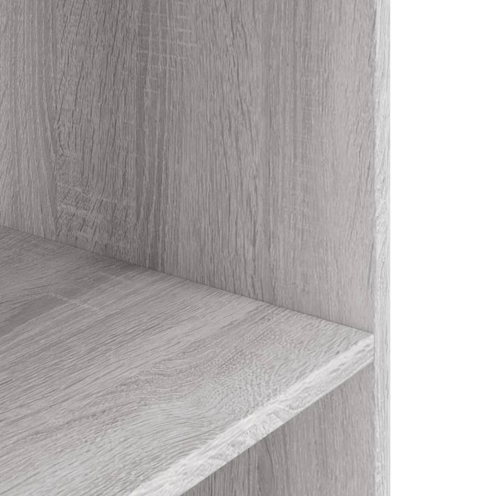 Aquarium Stand Grey Sonoma 80x35x60 cm Engineered Wood