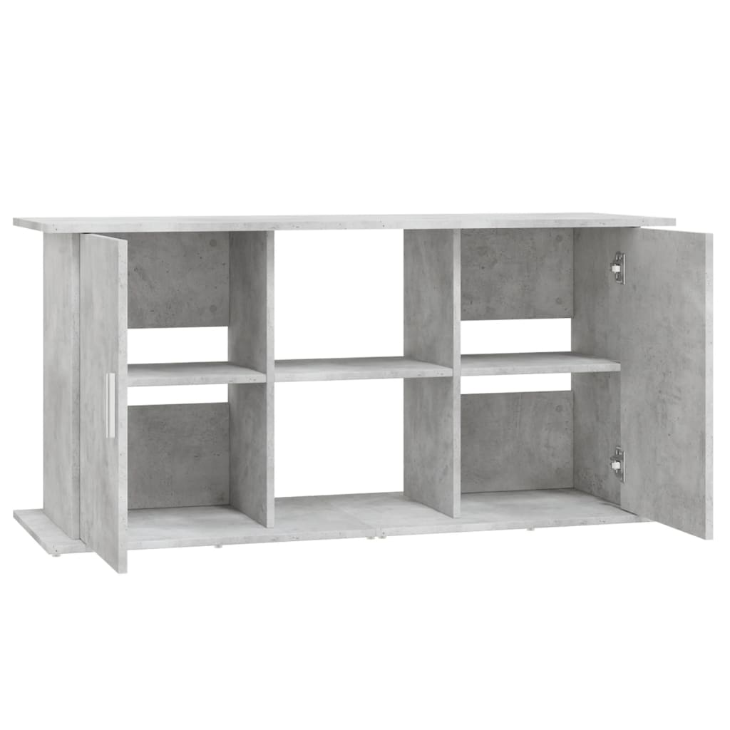 Aquarium Stand Concrete Grey 121x41x58 cm Engineered Wood