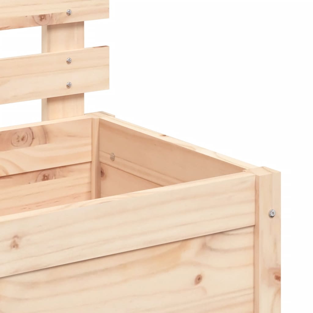 Garden Planter with Rack 79x39.5x114 cm Solid Wood Pine
