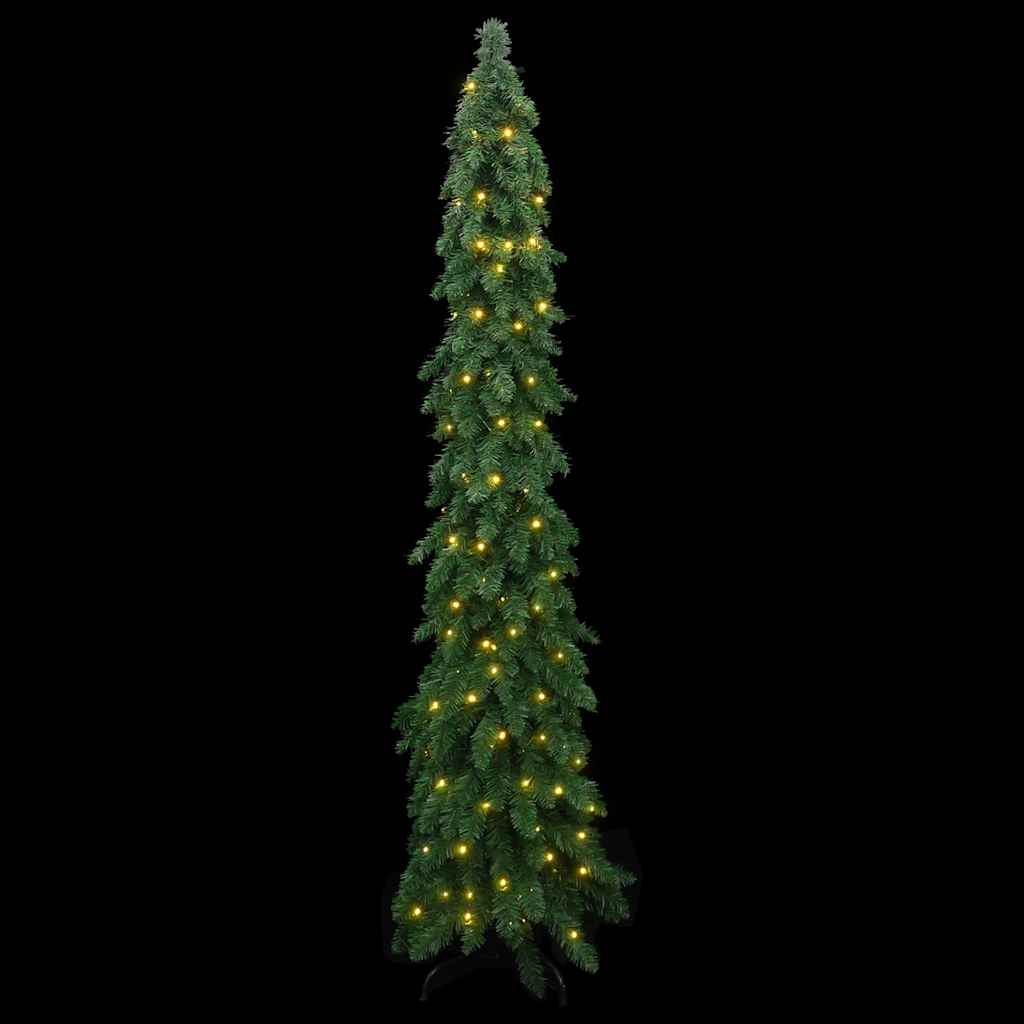 Artificial Pre-lit Christmas Tree with 100 LEDs 180 cm