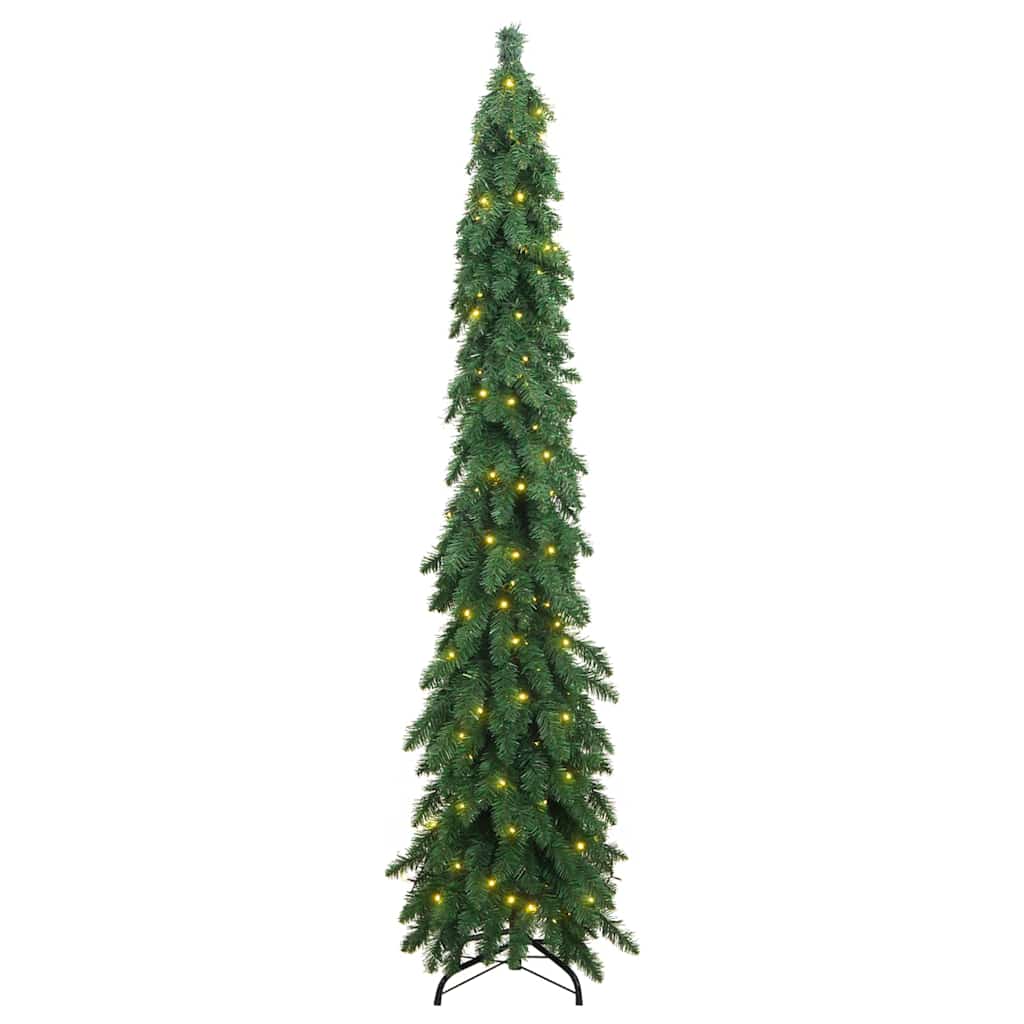 Artificial Pre-lit Christmas Tree with 100 LEDs 180 cm