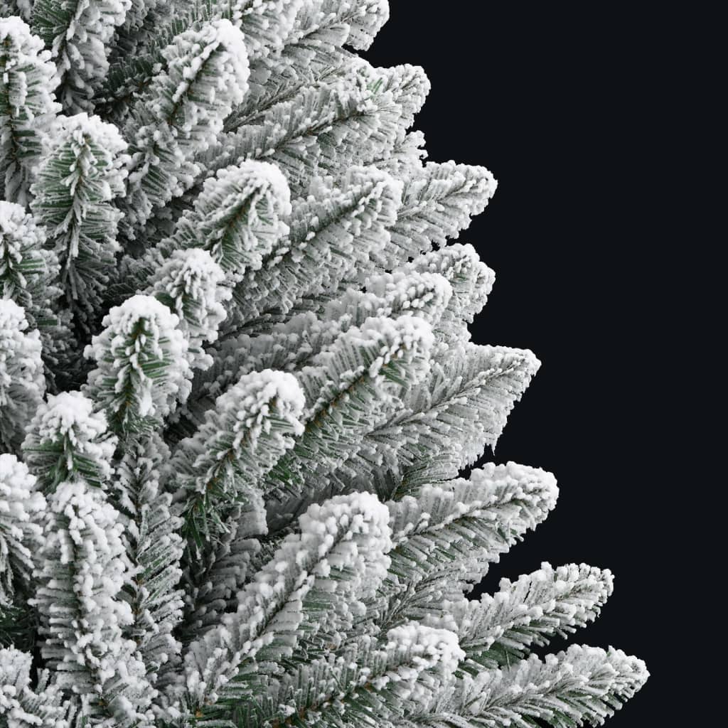 Artificial Hinged Christmas Tree with Flocked Snow 120 cm