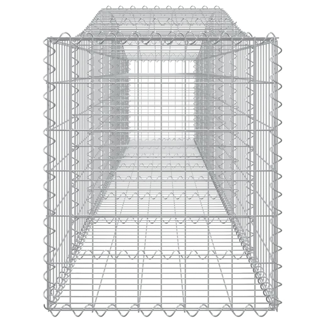 Arched Gabion Baskets 3 pcs  400x50x60/80 cm Galvanised Iron