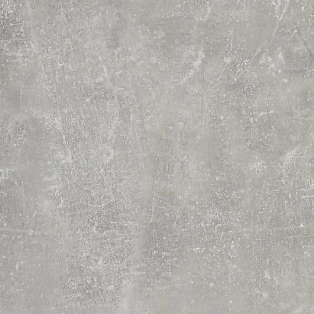 Bathroom Furniture Set Concrete Grey Engineered Wood