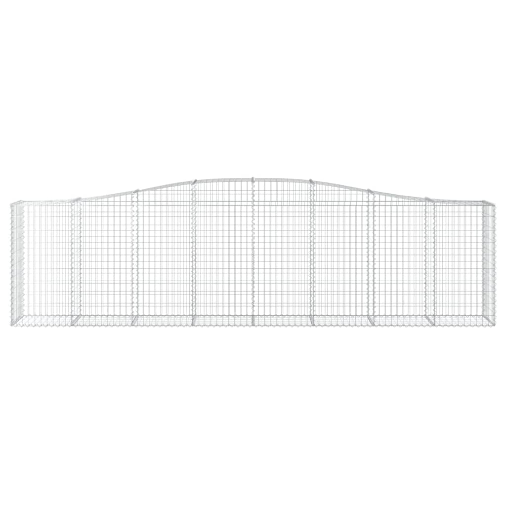 Arched Gabion Basket 400x50x100/120 cm Galvanised Iron