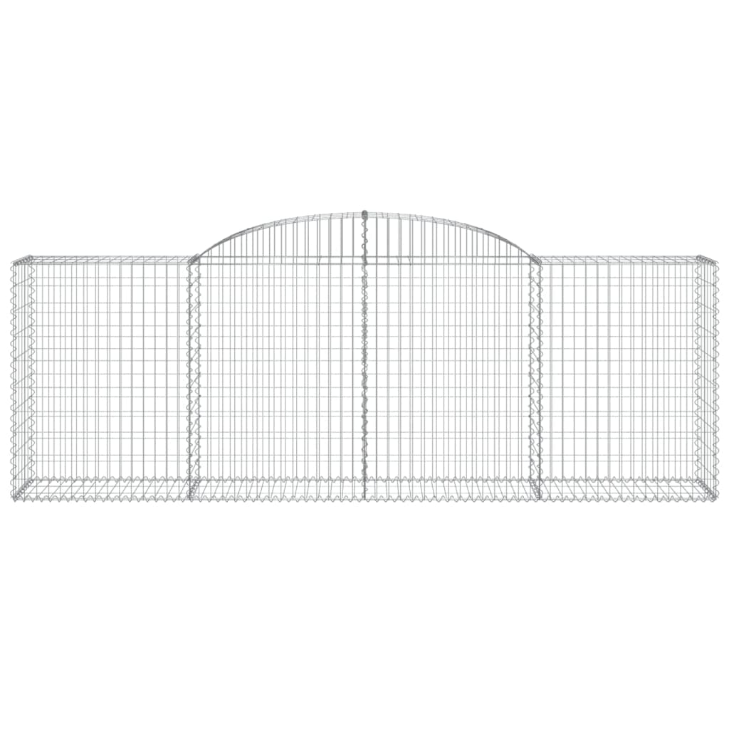 Arched Gabion Basket 300x50x100/120 cm Galvanised Iron