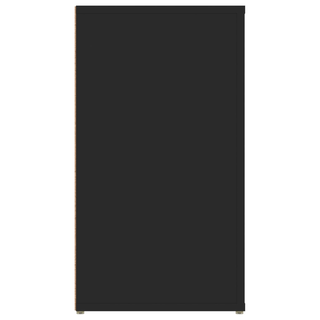 Sideboard Black 100x33x59.5 cm Engineered Wood