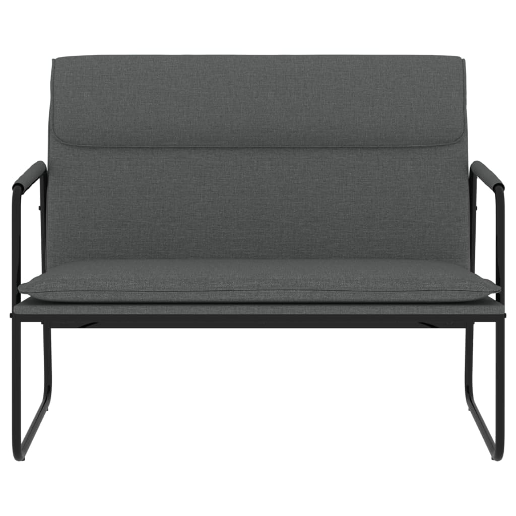 Bench Dark Grey 100x64x80 cm Fabric