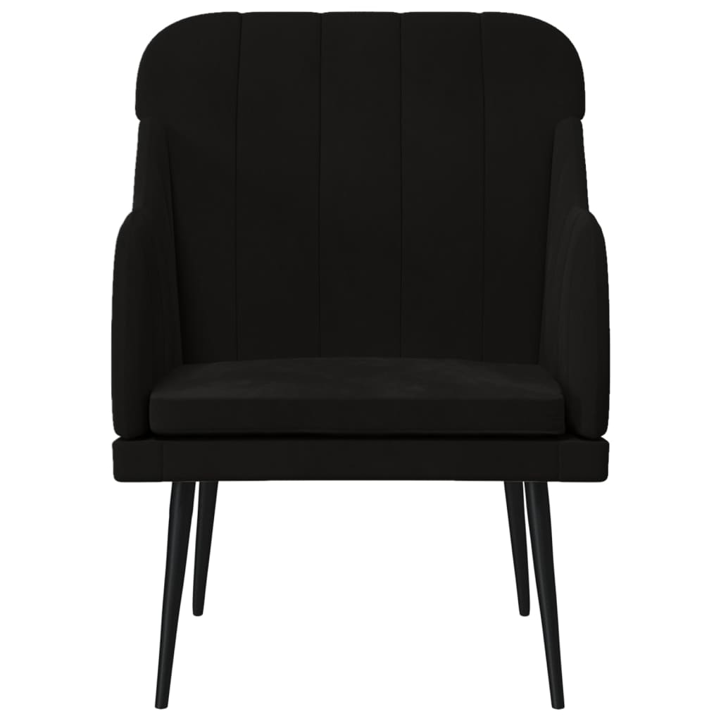 Armchair Black 63x76x80 cm Velvet