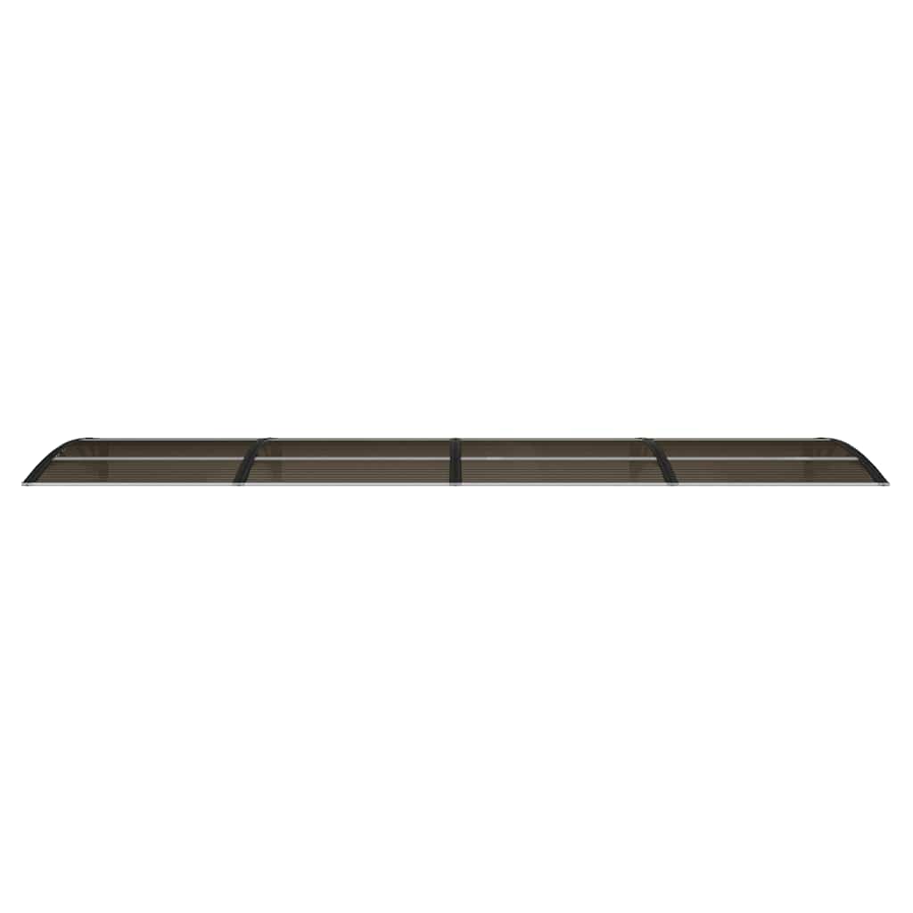 Door Canopy Black 400x100 cm Polycarbonate