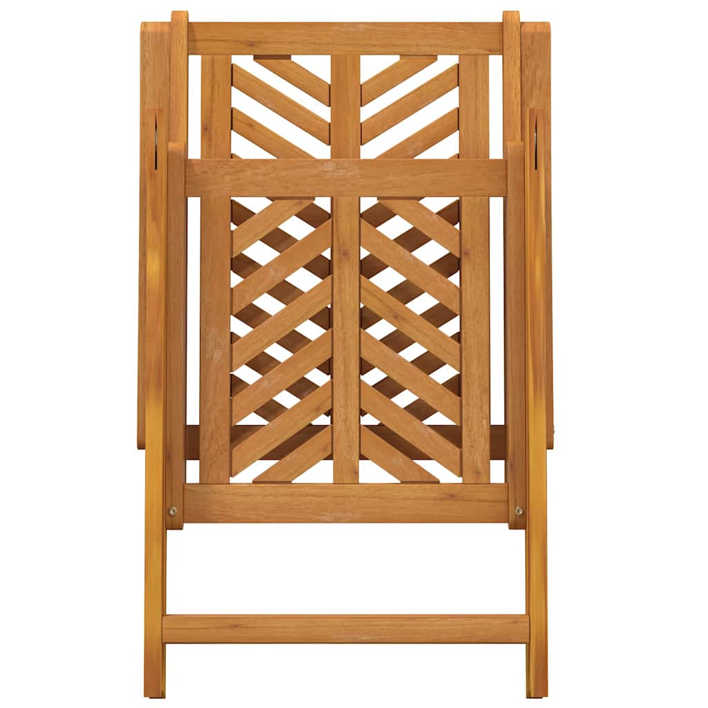 Garden Bistro Set 3 pcs Brown Solid acacia wood