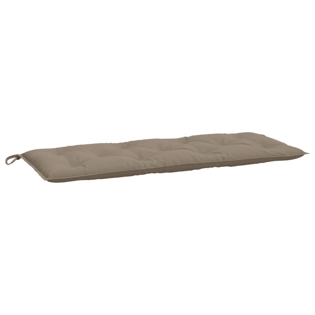 Garden Bench Cushions 2 pcs Taupe 120x50x7 cm Oxford Fabric