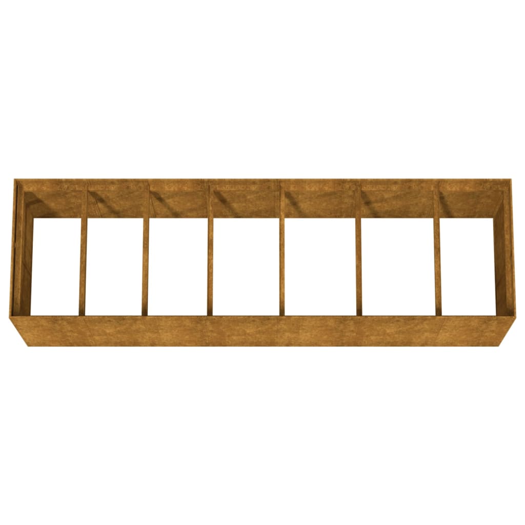 Garden Raised Bed 280x80x80 cm Corten Steel