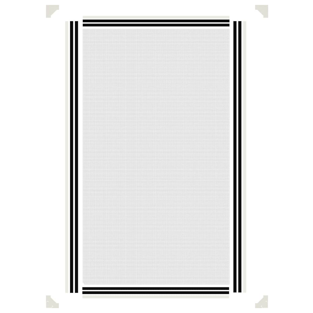 Magnetic Insect Screen for Windows White 80x140 cm