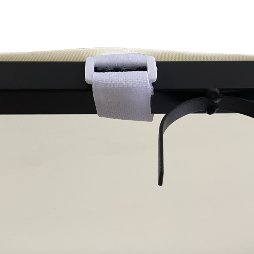 Canopy Cream 2x2.3 m 180 g/m² Fabric and Steel