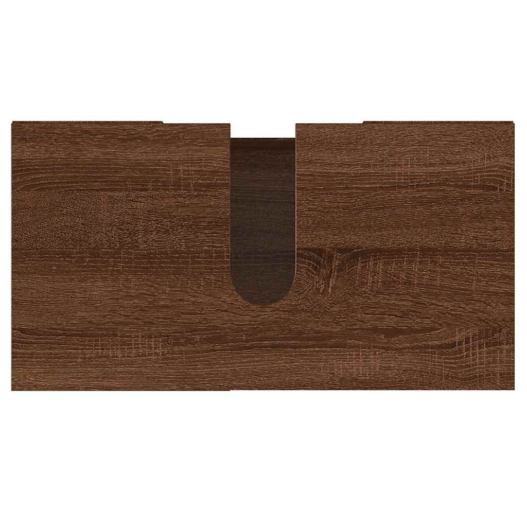 Bathroom Cabinet Concrete Grey 65x33x60 cm Engineered Wood