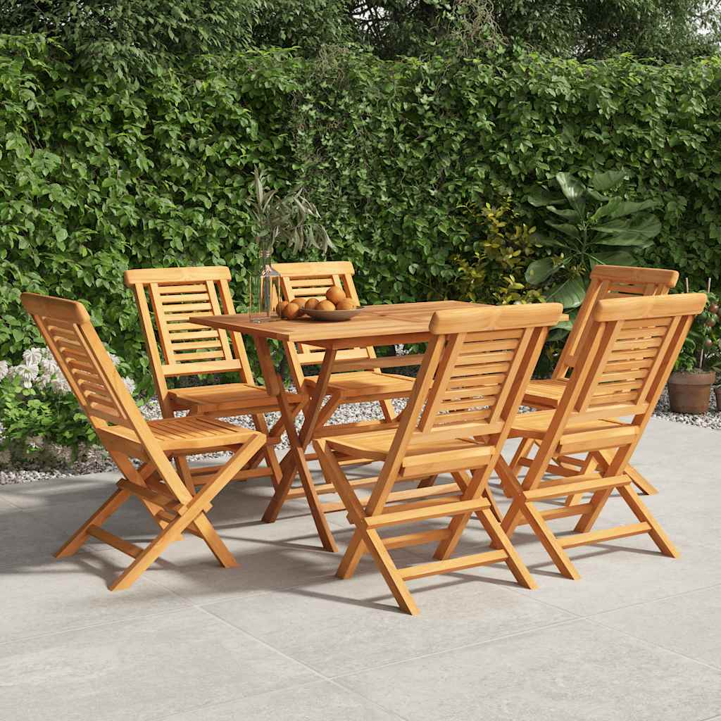 Folding Garden Chairs 6 pcs 47x63x90 cm Solid Wood Teak