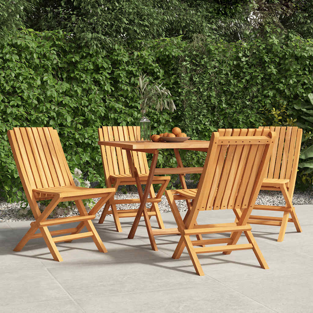 Folding Garden Chairs 4 pcs 47x47x89 cm Solid Wood Teak