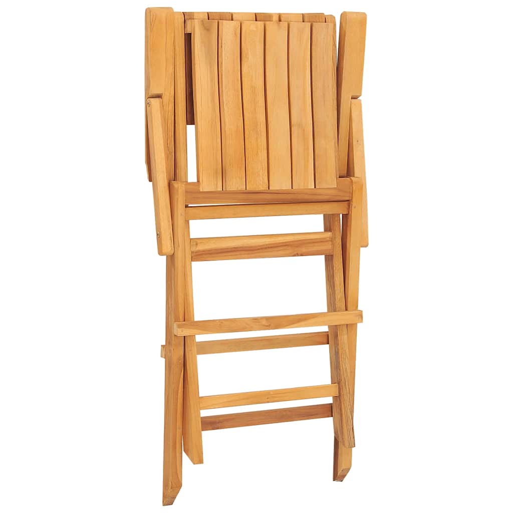 Folding Garden Chairs 4 pcs 55x62x90 cm Solid Wood Teak