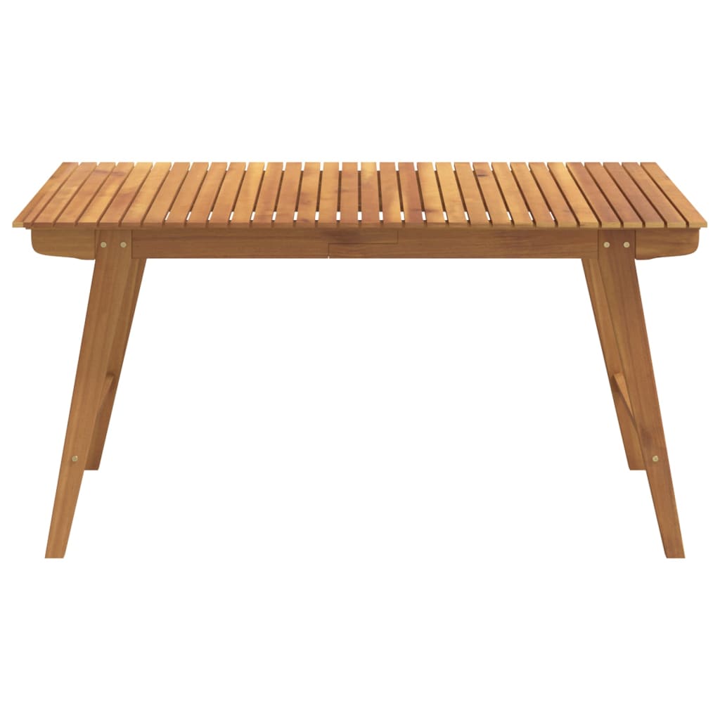 Garden Table 150x90x75 cm Solid Wood Acacia