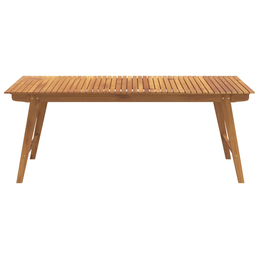 Garden Table 200x90x75 cm Solid Wood Acacia