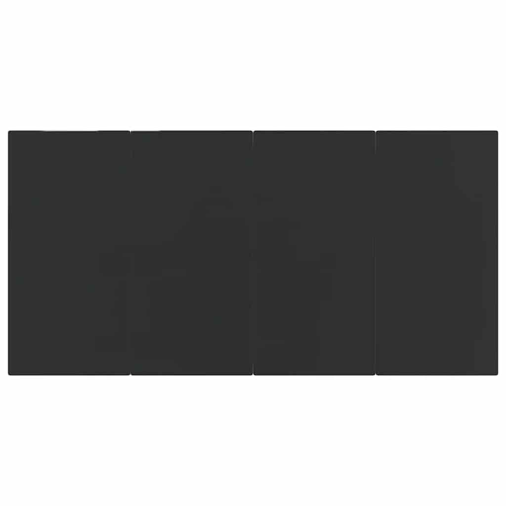 7 Piece Garden Dining Set Grey Poly Rattan