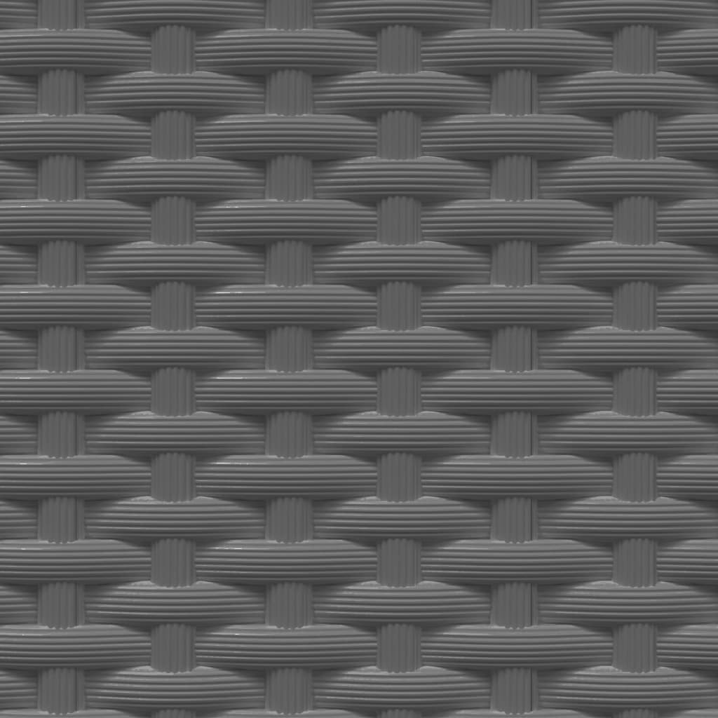 Planters 4 pcs Black 30x30x37 cm Polypropylene