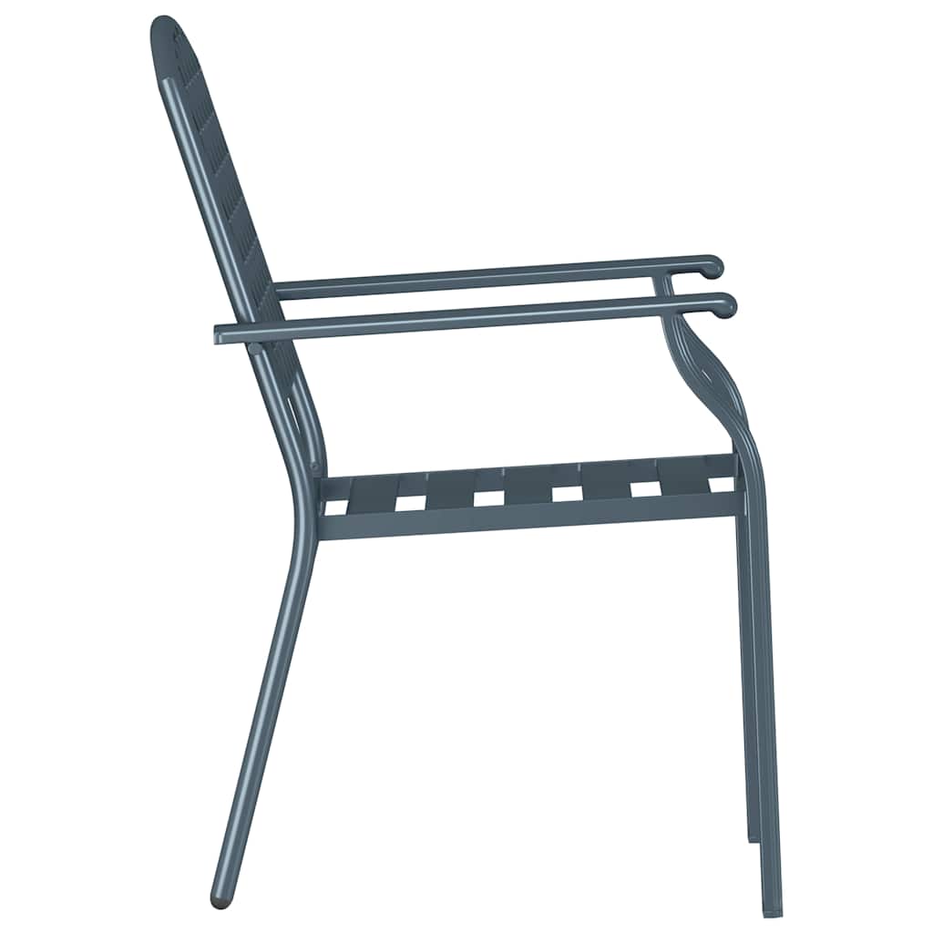Chair 4 pcs Anthracite 56 x 65 x 89cm Steel