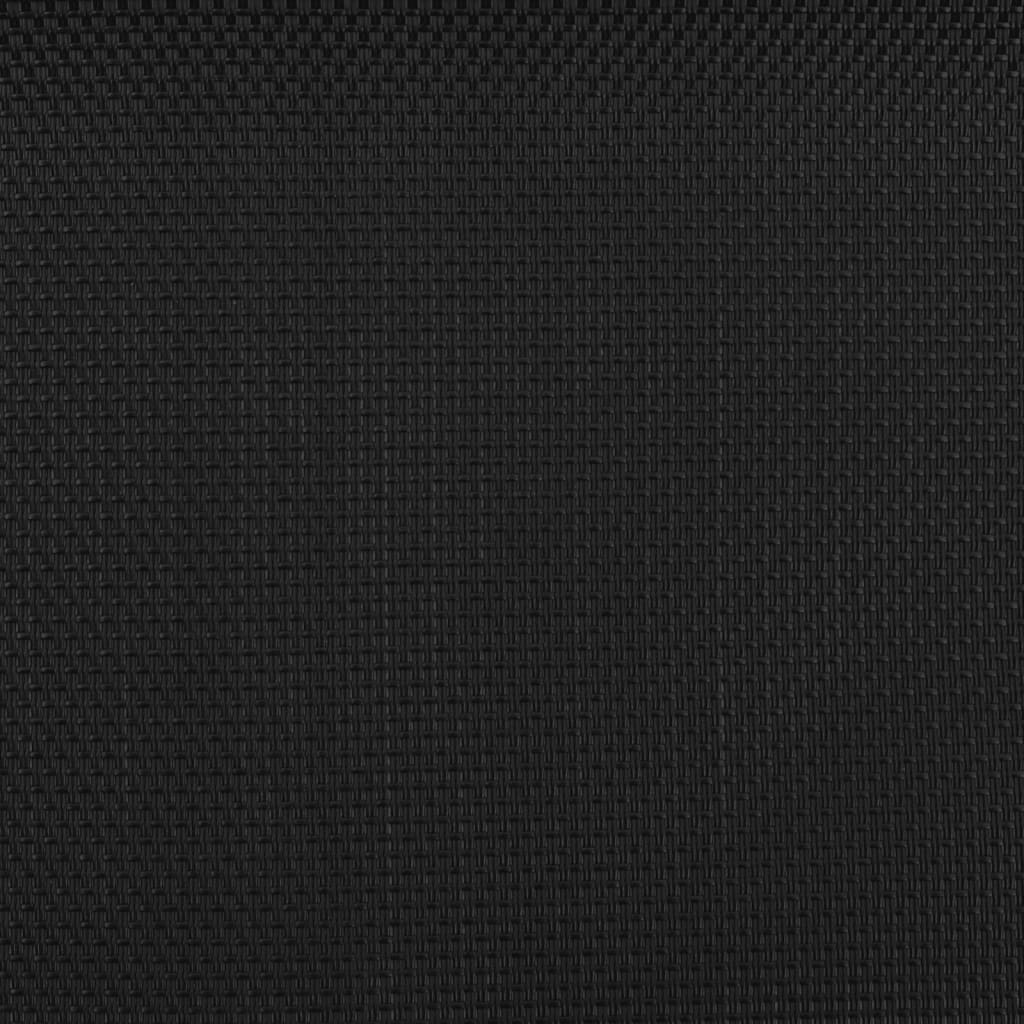 3 Piece Garden Lounge Set with Cushions Anthracite Steel