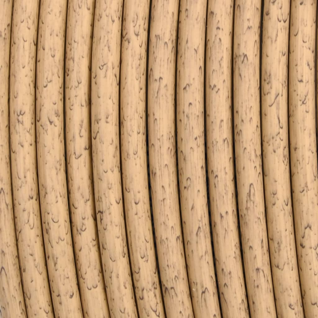 3 Piece Garden Lounge Set with Dark Grey Cushions Poly Rattan