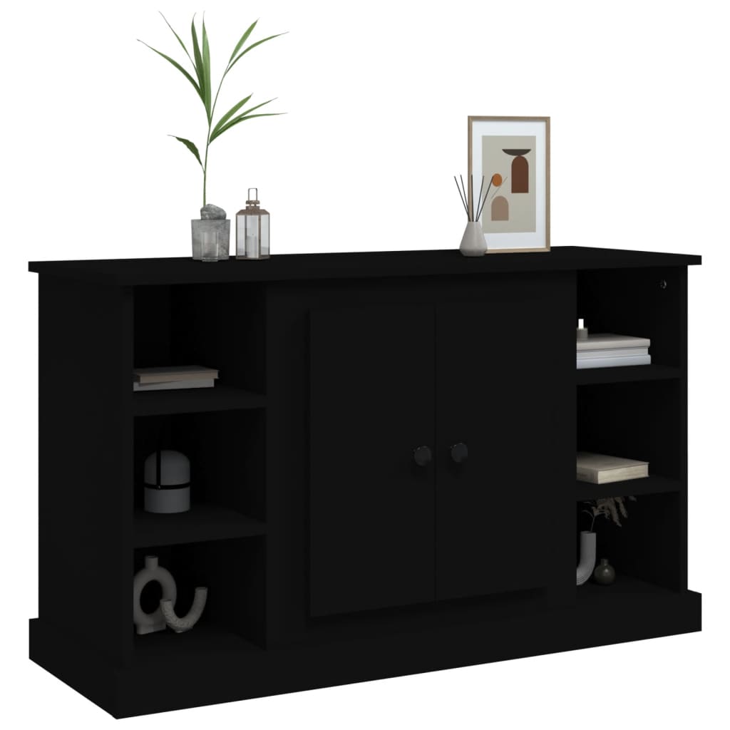 Sideboard Black 100x35.5x60 cm Engineered Wood