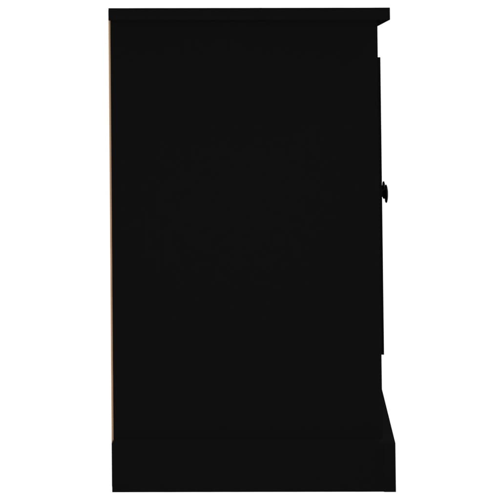 Sideboard Black 100x35.5x60 cm Engineered Wood