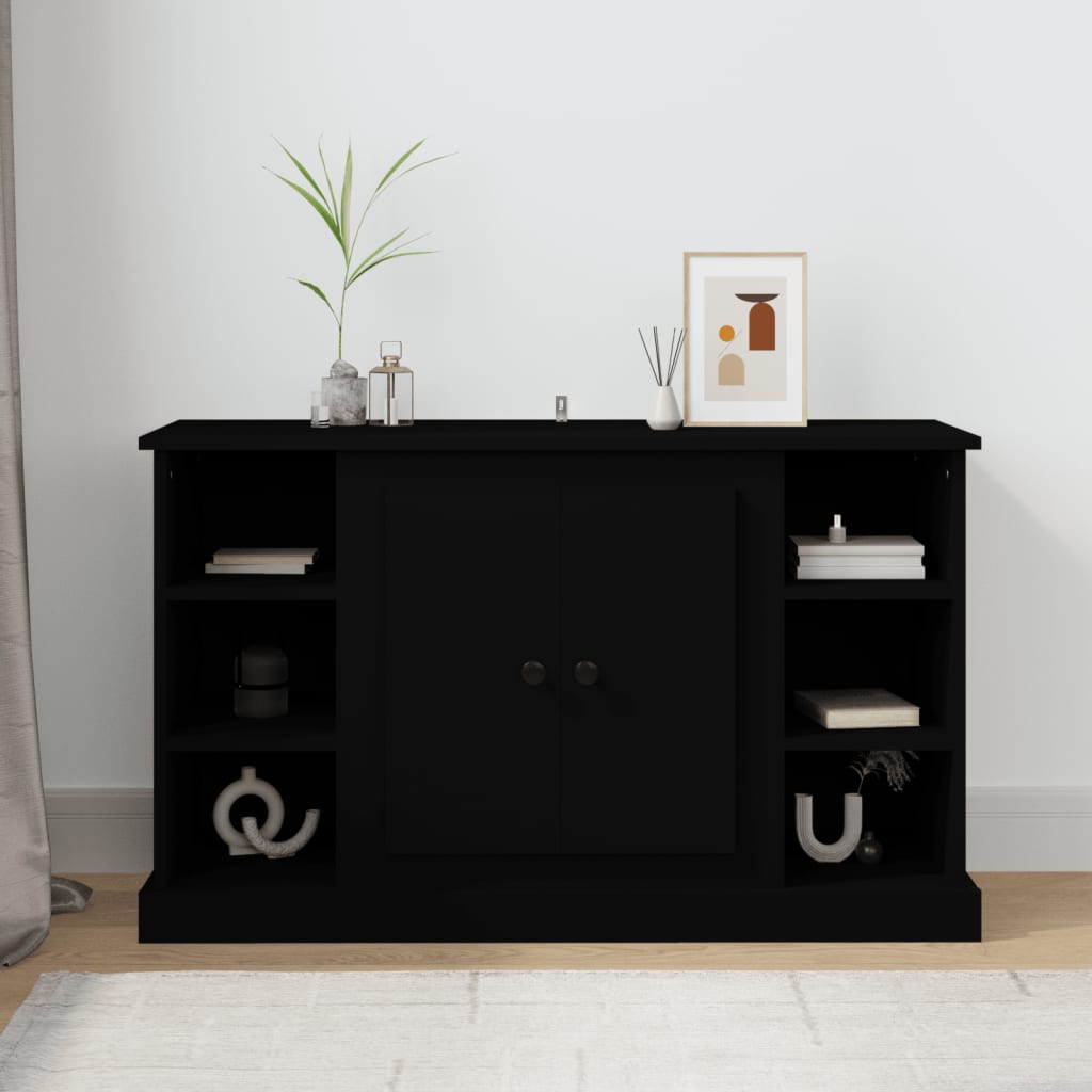 Sideboard Black 100x35.5x60 cm Engineered Wood