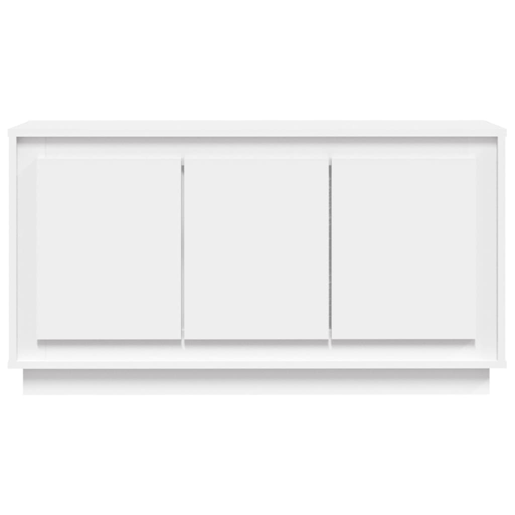 Sideboard White 102x35x55 cm Engineered Wood