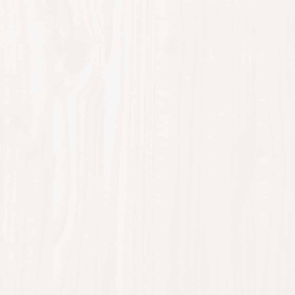 Middle Sofas with Cushions 2 pcs White Solid Wood Pine