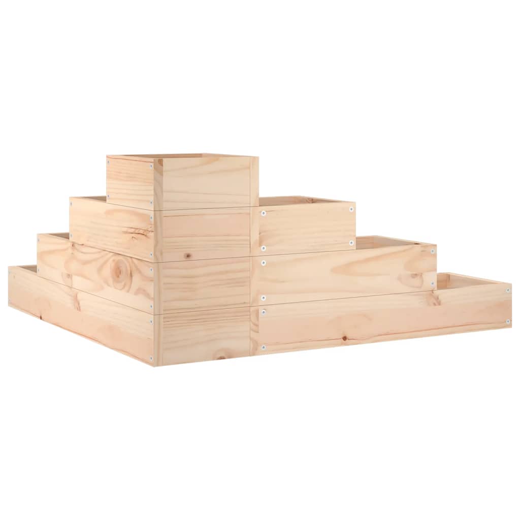 Garden Planter 4-Tier 80.5x79x36 cm Solid Wood Pine
