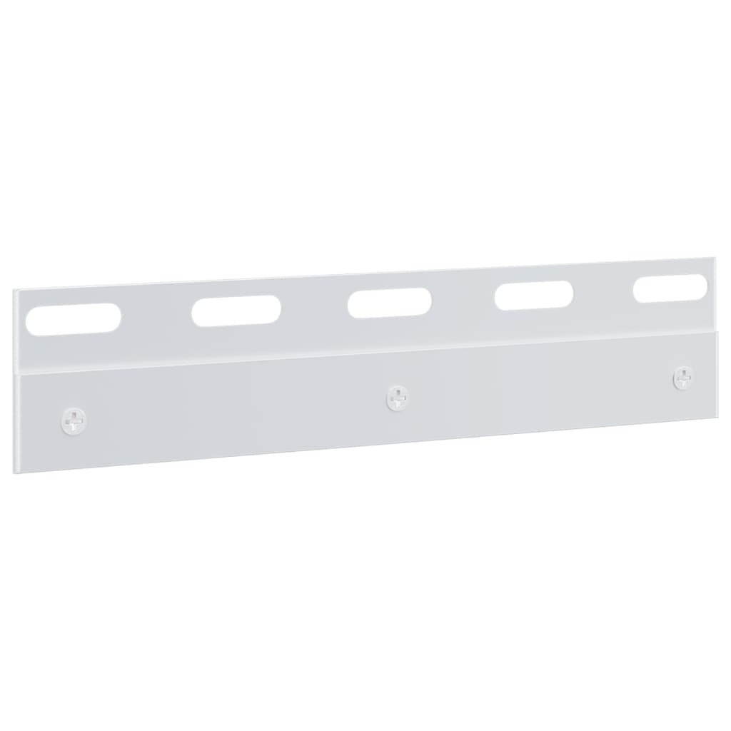 Connecting Plates 6 pcs Silver 20 cm Stainless Steel