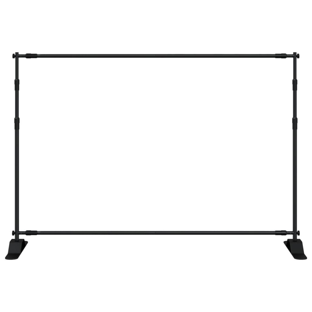 Backdrop Stands 2 pcs Black 305x243 cm Steel