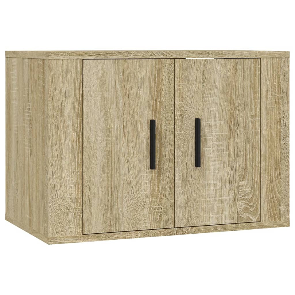 3 Piece TV Cabinet Set Sonoma Oak Engineered Wood