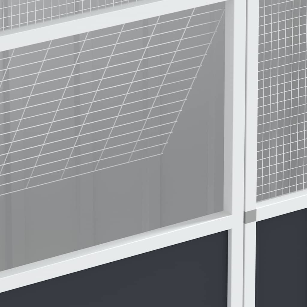 Bird Cage Anthracite 115x78x200 cm Galvanised Steel