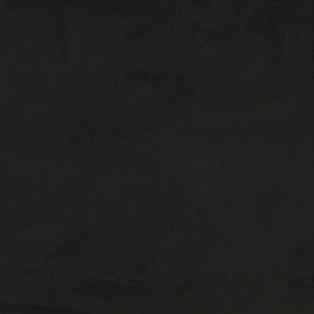 Bed Frame without Mattress Black King Single Size Velvet