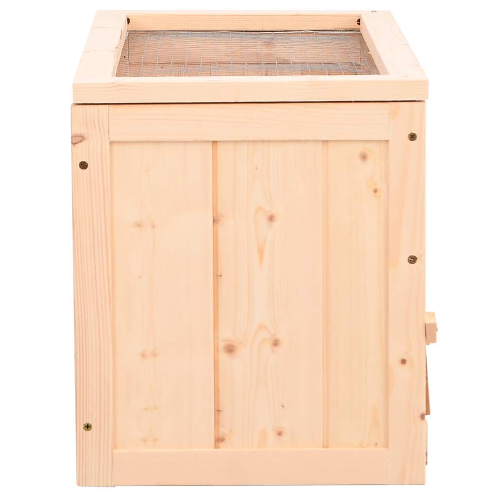 Hamster Cage 60x30x35 cm Solid Wood Fir