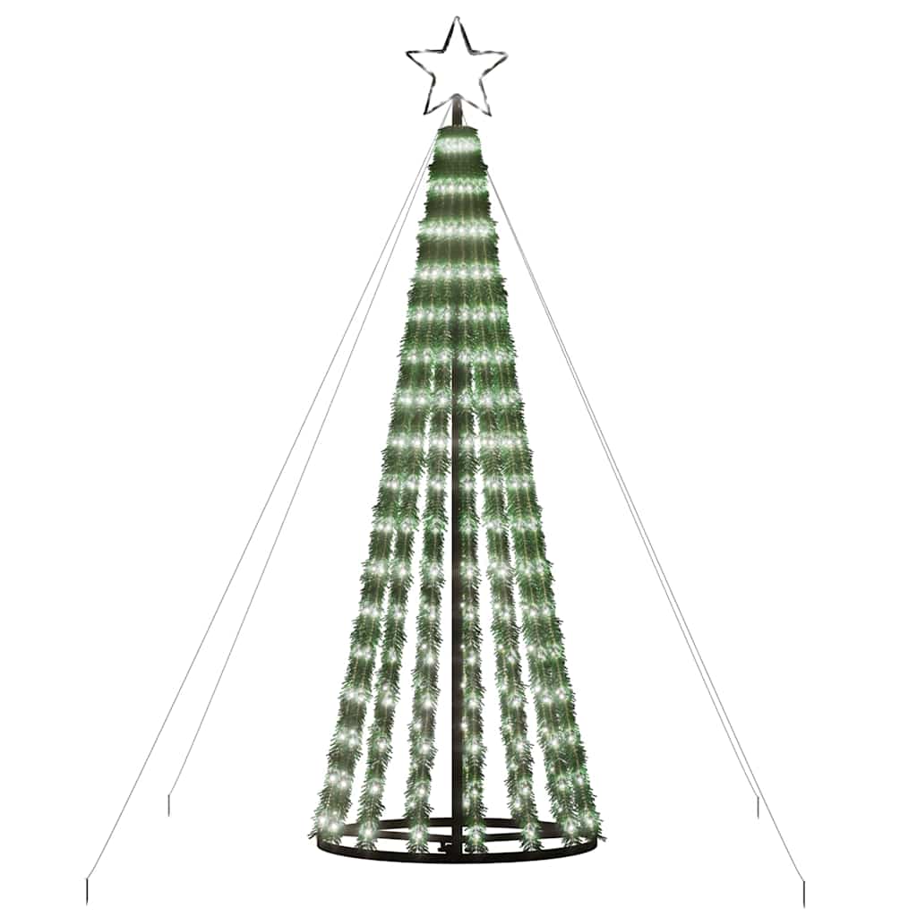 LED Christmas Tree 275 LEDs Cold White 180 cm