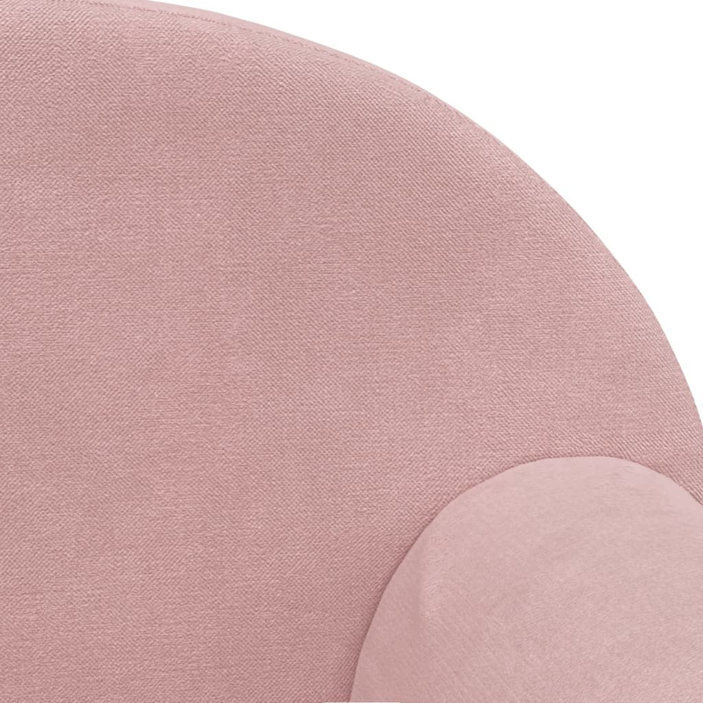 Kids' Sofa Pink Soft Plush