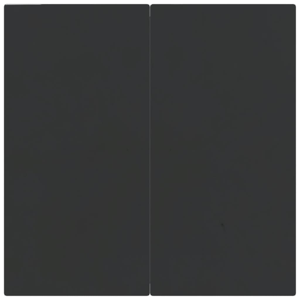 3 Piece Garden Dining Set Black Poly Rattan and Steel