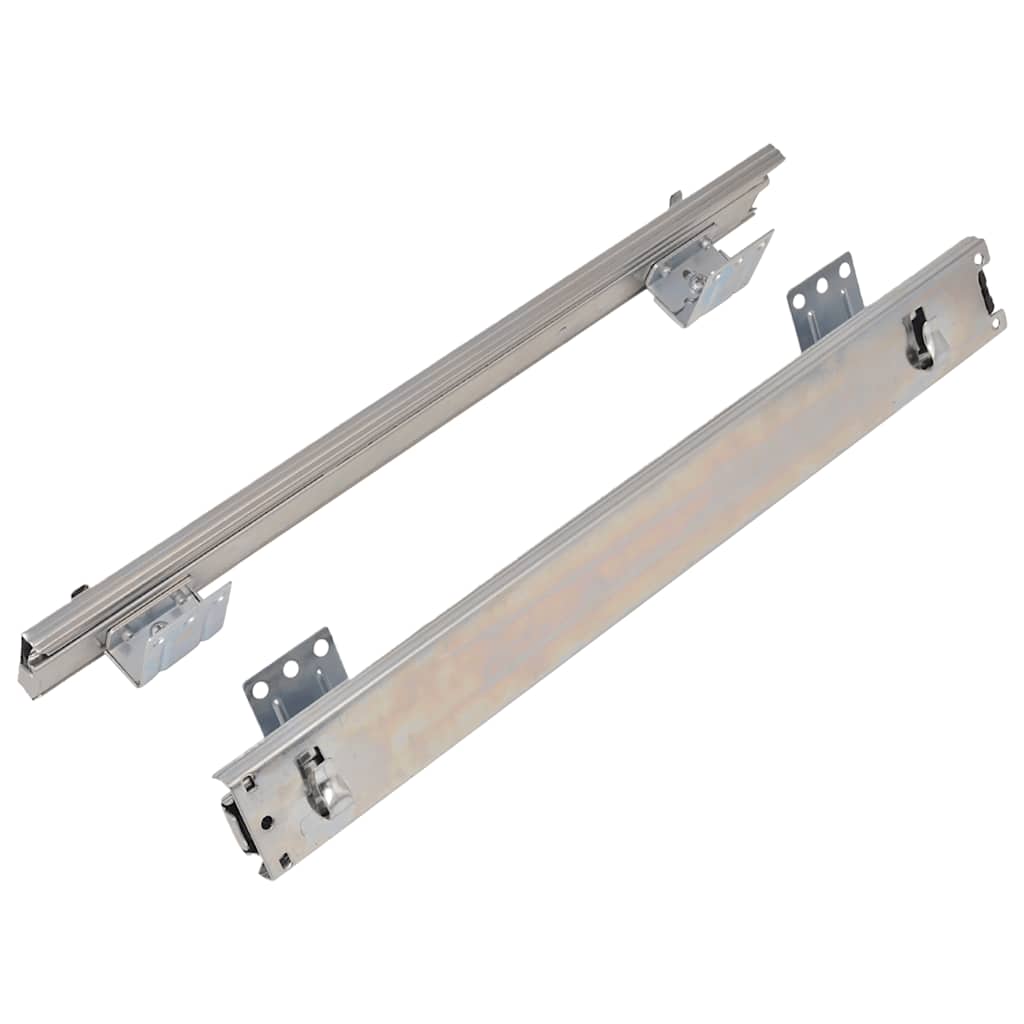 Pull-Out Wire Baskets 2 pcs Silver 45 cm