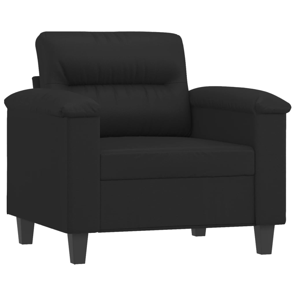 Sofa Chair Black 60 cm Faux Leather