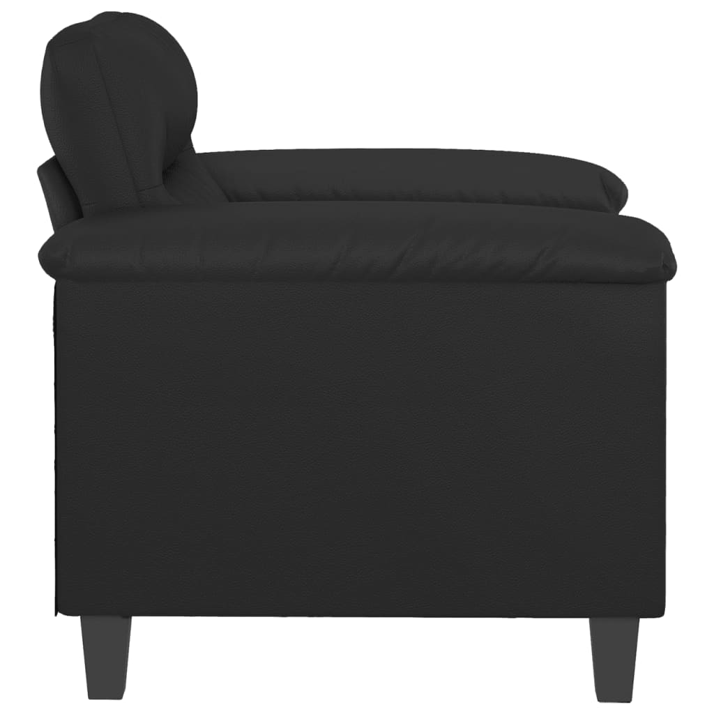 Sofa Chair Black 60 cm Faux Leather