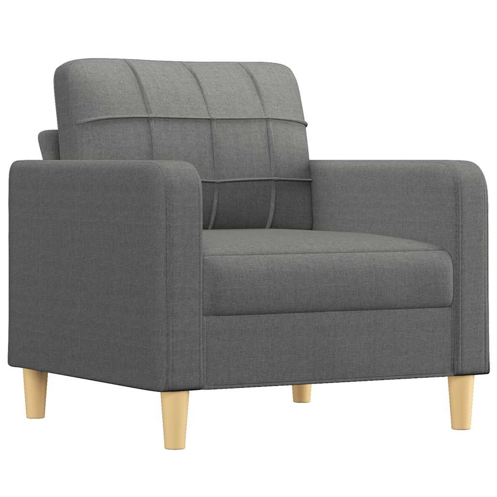 Sofa Chair Dark Grey 60 cm Fabric